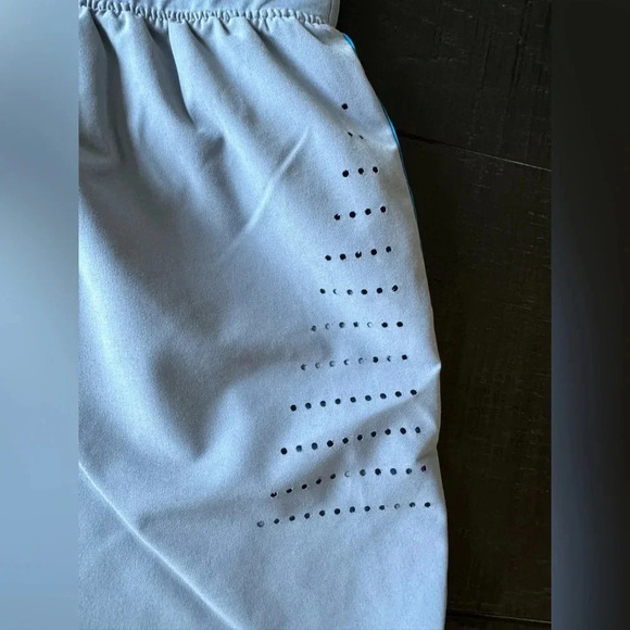 Under Armour Men SpeedPocket Lined Running Shorts Light Blue  Size Large - Picture 7 of 8